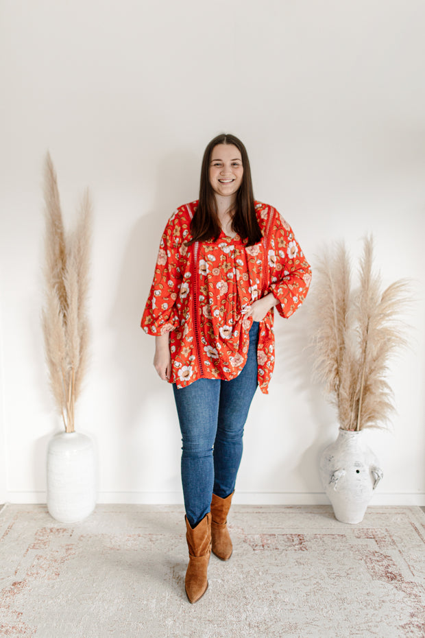 TIGERLILY LONGLINE TUNIC TOP