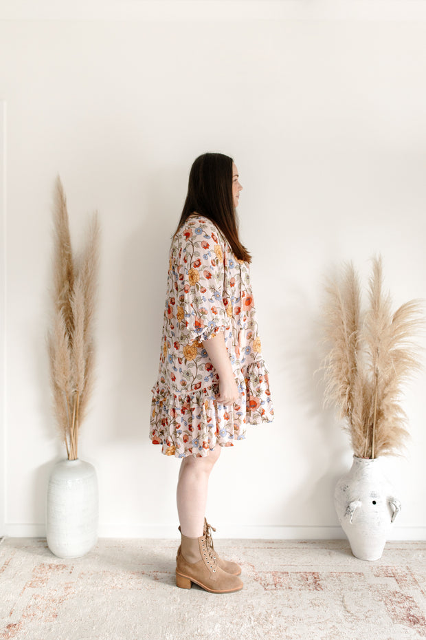 ECRU WAYFARER TUNIC DRESS