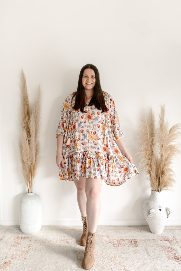ECRU WAYFARER TUNIC DRESS